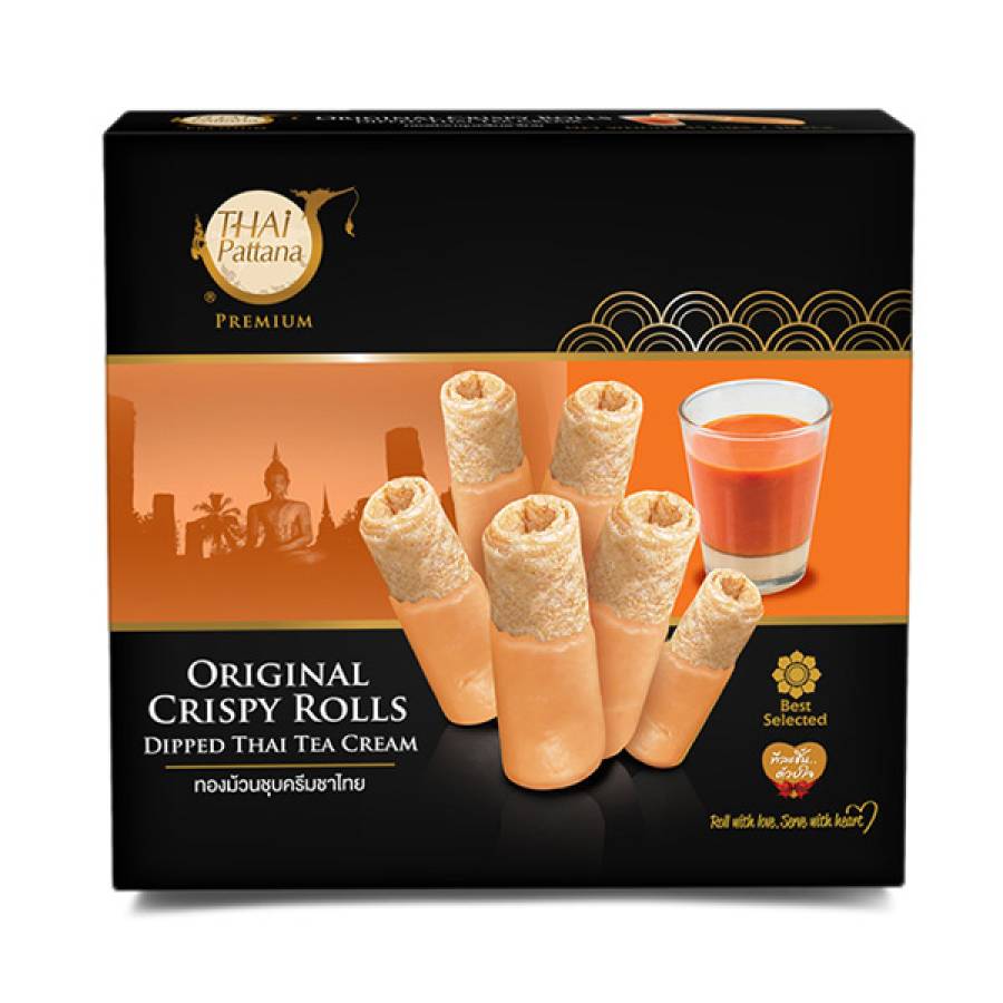 ทองม้วนชุบครีมชาไทย 45 กรัม