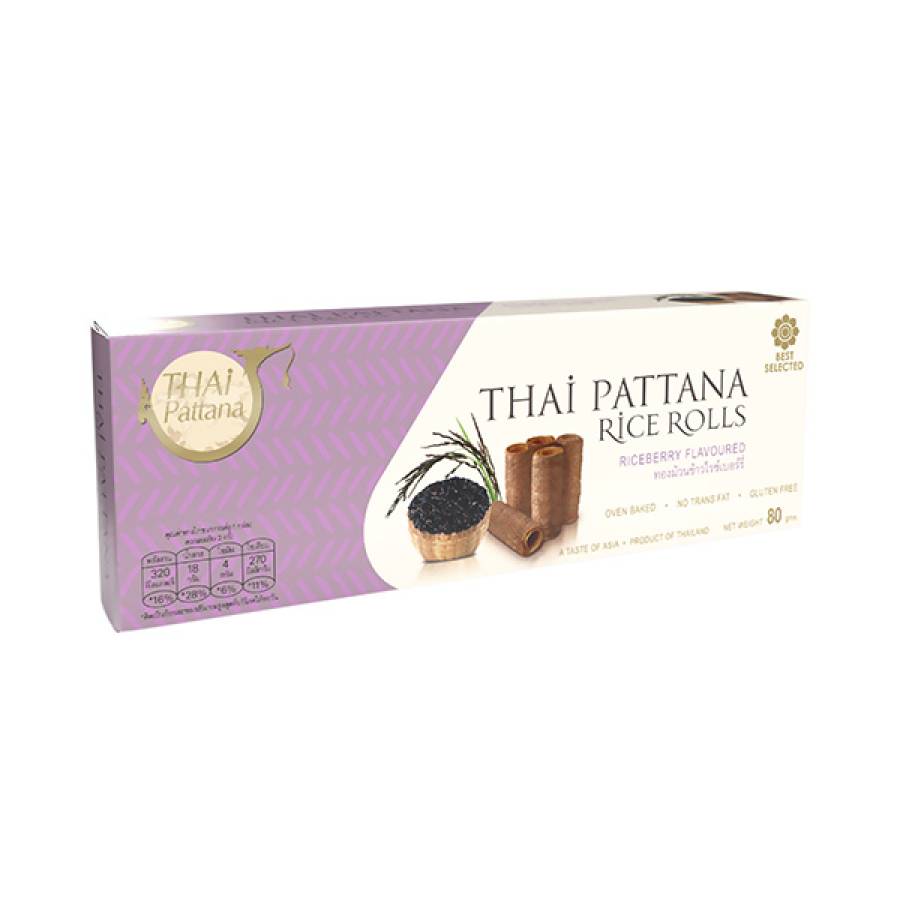 ทองม้วนข้าวไรซ์เบอรี่ 80 กรัม